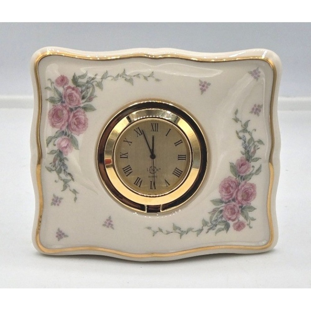Lenox Petit Rose 3.0 Mini Quartz Clock